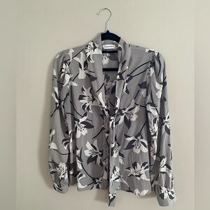 Calvin Klein | Grey Floral shirt